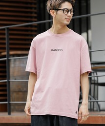 KANGOL × A.S.M コラボ 16/- USAコットン オーバーサイズ ロゴ 刺繍 半袖 Tシャツ