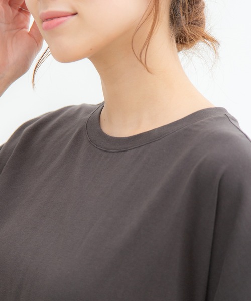 Honeys（ハニーズ）の「ＡラインＴシャツワンピ（ワンピース・レディース・ブラック/ダークグリーン/レッド系その他/スミクロ/ライトベージュ・LL/M/L）」の16枚目の写真