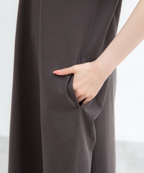 Honeys（ハニーズ）の「ＡラインＴシャツワンピ（ワンピース・レディース・ブラック/ダークグリーン/レッド系その他/スミクロ/ライトベージュ・LL/M/L）」の18枚目の写真