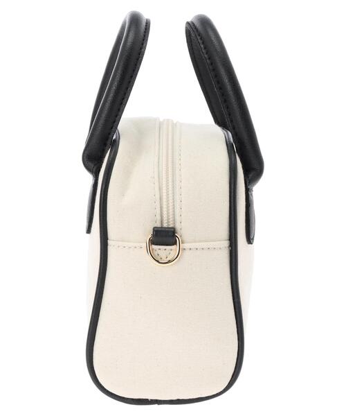 earth music&ecology（アースミュージックアンドエコロジー）の「スクエアキャンバスボストンバッグ（トートバッグ・レディース・ナチュラル・FREE）」の7枚目の写真