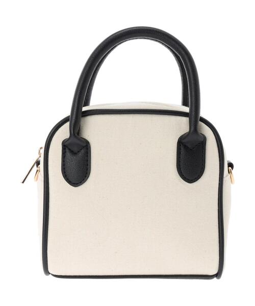 earth music&ecology（アースミュージックアンドエコロジー）の「スクエアキャンバスボストンバッグ（トートバッグ・レディース・ナチュラル・FREE）」の13枚目の写真