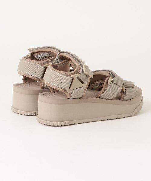 SHAKA（シャカ）の「SHAKA/シャカ  NEO BUNGY PLATFORM / ネオバンジープラットフォーム 厚底 ストラップ サンダル  433105（サンダル・レディース・ベージュ/ブラック・24.0cm/25.0cm/23.0cm）」の3枚目の写真