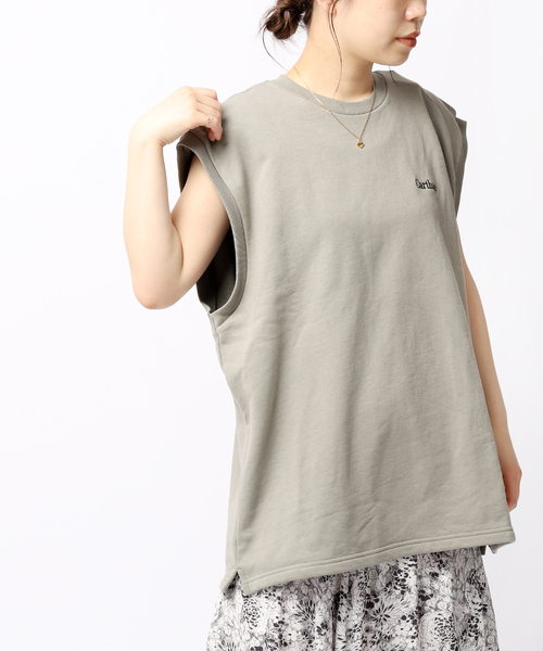 SCREEN STARS(スクリーンスターズ)の「【SCREEN STARS / スクリーンスターズ】ウラケベスト(Tシャツ/カットソー・レディース・チャコールグレー/ブラック/グリーン・FREE)」の7枚目の写真