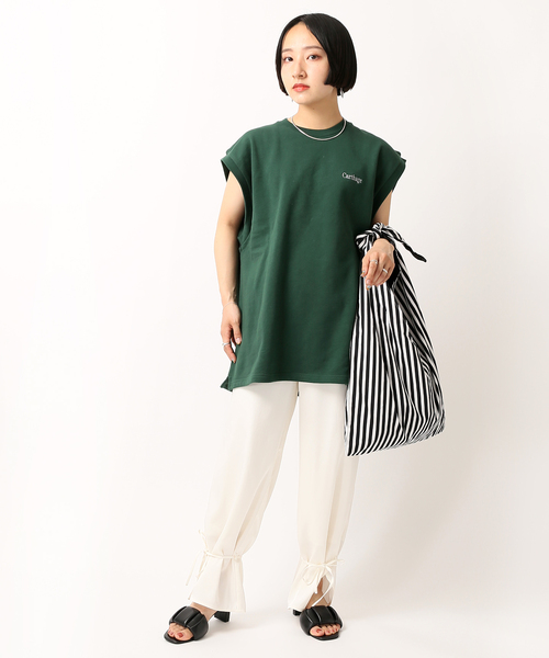 SCREEN STARS(スクリーンスターズ)の「【SCREEN STARS / スクリーンスターズ】ウラケベスト(Tシャツ/カットソー・レディース・チャコールグレー/ブラック/グリーン・FREE)」の17枚目の写真