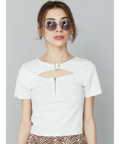 EVRIS（エヴリス）の「METAL ROUND サングラス（サングラス・レディース・ブラック/ブラウン・FREE）」の6枚目の写真