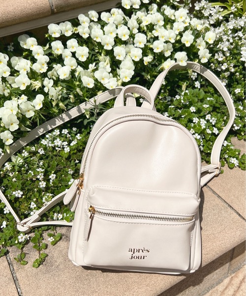 apres jour（アプレジュール）の「フェイクレザーリュック【ZOZOTOWN
