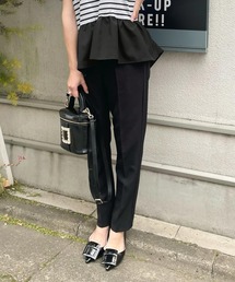 KOBE LETTUCE | ハイウエストタックテーパードパンツ(スラックス)