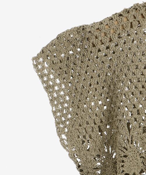 le.coeur blanc（ルクールブラン）の「ハンドクロシェフレンチプルオーバー（ニット/セーター・レディース・カーキオリーブ/アイボリー・38）」の21枚目の写真