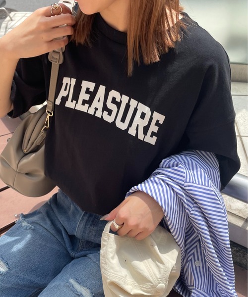 COLONY 2139（コロニートゥーワンスリーナイン）の「20/-OE天竺グラフィックＴ2（Tシャツ/カットソー・レディース・ホワイト系その他2/ホワイト系その他/ホワイト系その他3/ホワイト/ブラック/ブラック系その他3/ブラック系その他2・FREE）」の5枚目の写真