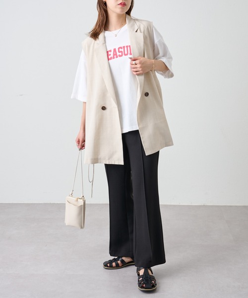 COLONY 2139（コロニートゥーワンスリーナイン）の「20/-OE天竺グラフィックＴ2（Tシャツ/カットソー・レディース・ホワイト系その他2/ホワイト系その他/ホワイト系その他3/ホワイト/ブラック/ブラック系その他3/ブラック系その他2・FREE）」の13枚目の写真