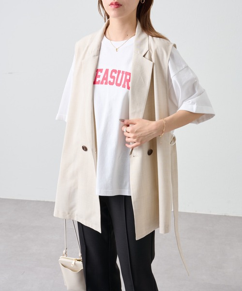 COLONY 2139（コロニートゥーワンスリーナイン）の「20/-OE天竺グラフィックＴ2（Tシャツ/カットソー・レディース・ホワイト系その他2/ホワイト系その他/ホワイト系その他3/ホワイト/ブラック/ブラック系その他3/ブラック系その他2・FREE）」の9枚目の写真