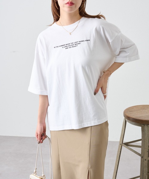 COLONY 2139（コロニートゥーワンスリーナイン）の「20/-OE天竺グラフィックＴ2（Tシャツ/カットソー・レディース・ホワイト系その他2/ホワイト系その他/ホワイト系その他3/ホワイト/ブラック/ブラック系その他3/ブラック系その他2・FREE）」の19枚目の写真