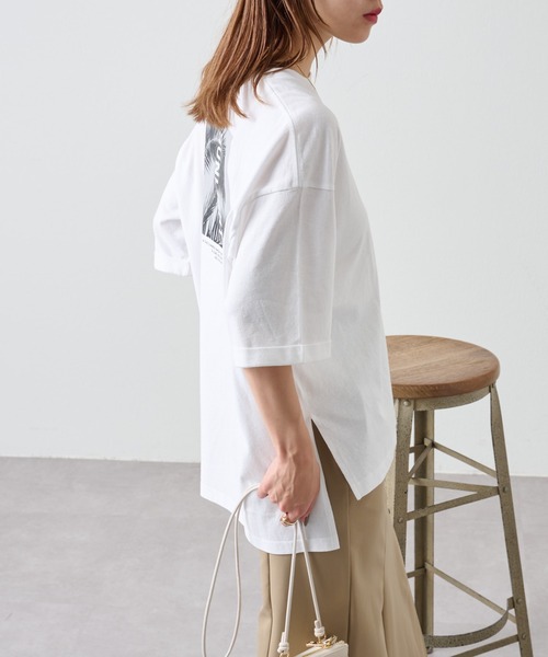 COLONY 2139（コロニートゥーワンスリーナイン）の「20/-OE天竺グラフィックＴ2（Tシャツ/カットソー・レディース・ホワイト系その他2/ホワイト系その他/ホワイト系その他3/ホワイト/ブラック/ブラック系その他3/ブラック系その他2・FREE）」の20枚目の写真