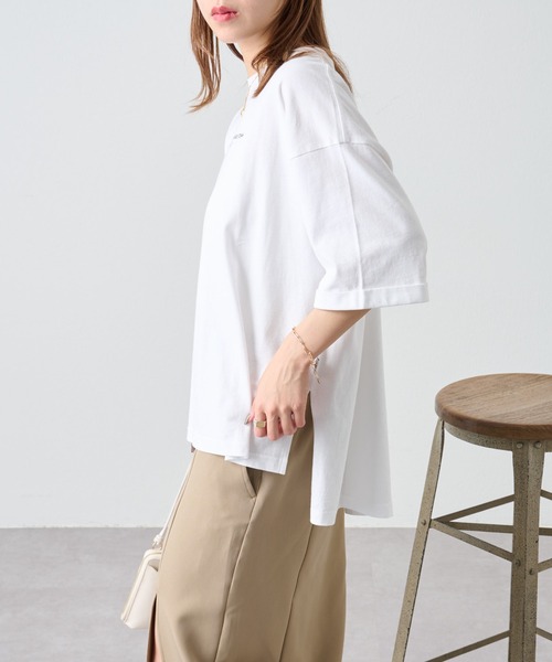 COLONY 2139（コロニートゥーワンスリーナイン）の「20/-OE天竺グラフィックＴ2（Tシャツ/カットソー・レディース・ホワイト系その他2/ホワイト系その他/ホワイト系その他3/ホワイト/ブラック/ブラック系その他3/ブラック系その他2・FREE）」の22枚目の写真