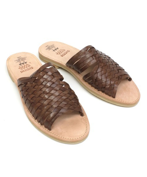 DEEOHS(ディオス)の「【DEEOHS】 ディオス DOS1 SANDAL レザー フラットサンダル メンズ(サンダル・メンズ・チョコ/ブラック・9/8)」の9枚目の写真