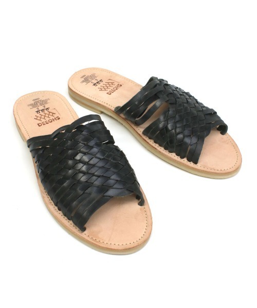 DEEOHS(ディオス)の「【DEEOHS】 ディオス DOS1 SANDAL レザー フラットサンダル メンズ(サンダル・メンズ・チョコ/ブラック・9/8)」の8枚目の写真