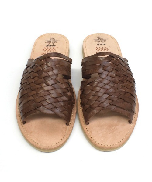 DEEOHS(ディオス)の「【DEEOHS】 ディオス DOS1 SANDAL レザー フラットサンダル メンズ(サンダル・メンズ・チョコ/ブラック・9/8)」の10枚目の写真