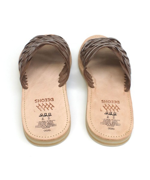 DEEOHS(ディオス)の「【DEEOHS】 ディオス DOS1 SANDAL レザー フラットサンダル メンズ(サンダル・メンズ・チョコ/ブラック・9/8)」の11枚目の写真