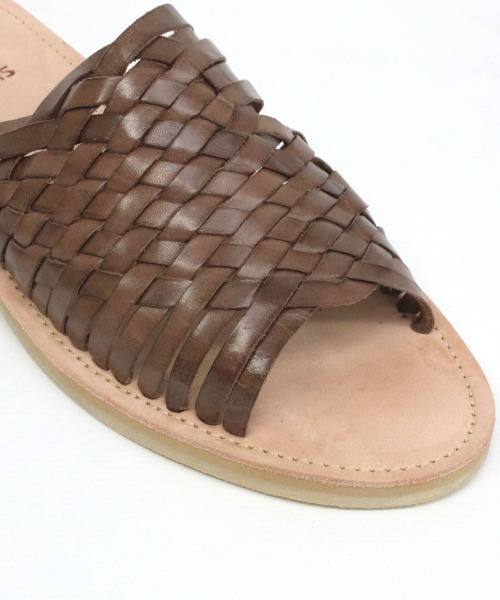 DEEOHS(ディオス)の「【DEEOHS】 ディオス DOS1 SANDAL レザー フラットサンダル メンズ(サンダル・メンズ・チョコ/ブラック・9/8)」の15枚目の写真