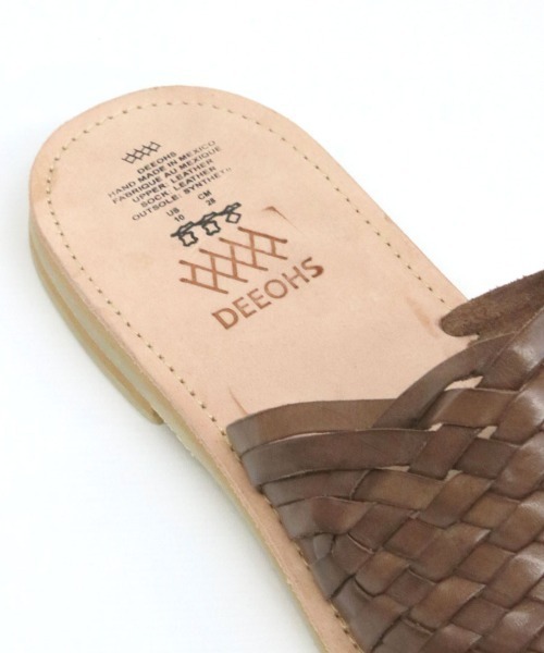 DEEOHS(ディオス)の「【DEEOHS】 ディオス DOS1 SANDAL レザー フラットサンダル メンズ(サンダル・メンズ・チョコ/ブラック・9/8)」の16枚目の写真
