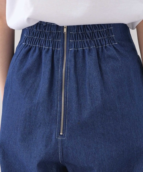 Paradise Picnic（パラダイスピクニック）の「doll up oops ナローウエストデニムワイド（デニムパンツ・レディース・ライトグレー/ネイビー・FREE）」の14枚目の写真