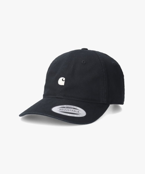 Carhartt(カーハート)の「carhartt MADISON LOGO CAP(キャップ・メンズ・ライトブルー/ブラック/ネイビー/レッド/ライトベージュ/グリーン系/ブラック系・O/S)」の3枚目の写真