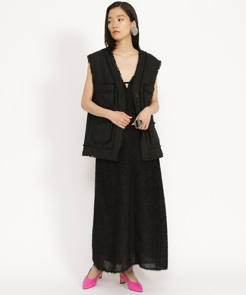 Ray BEAMS（レイビームス）の「REMME / ポインテッド ミュール（ドレスシューズ・レディース・ブラック/オフホワイト/ピンク・38/39/35/36/37）」の11枚目の写真