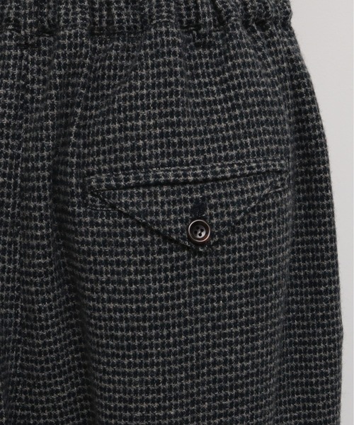 chambre de charme（シャンブルドゥシャーム）の「cdc ウール/リネン plaidチェック ボタンパンツ（その他パンツ・レディース・ネイビー/グレー・FREE）」の8枚目の写真