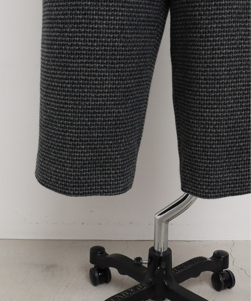 chambre de charme（シャンブルドゥシャーム）の「cdc ウール/リネン plaidチェック ボタンパンツ（その他パンツ・レディース・ネイビー/グレー・FREE）」の11枚目の写真