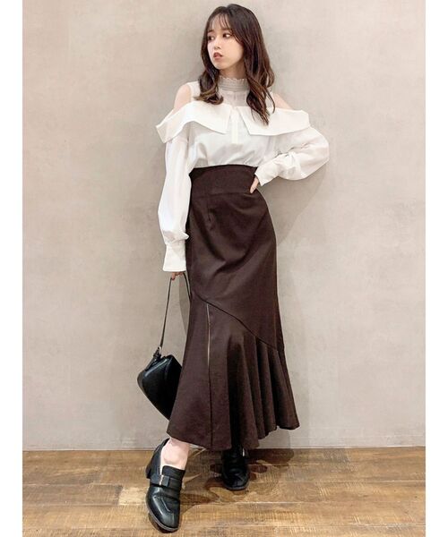 スカート イレヘムナローフレアスカート 新品タグ付きdazzlin ダズリン  