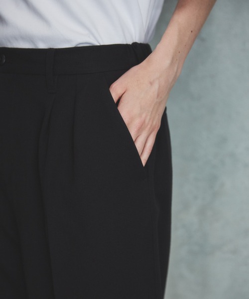 WEGO by こーせ（ウィゴーバイコーセ）の「∴WEGO by こーせ/【ZOZOTOWN限定】ワイドスラックス（スラックス・メンズ・ブラック/グレー・SMALL/MEDIUM/LARGE）」の5枚目の写真