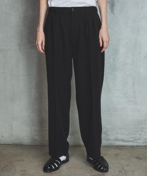 WEGO by こーせ（ウィゴーバイコーセ）の「∴WEGO by こーせ/【ZOZOTOWN限定】ワイドスラックス（スラックス・メンズ・ブラック/グレー・SMALL/MEDIUM/LARGE）」の20枚目の写真