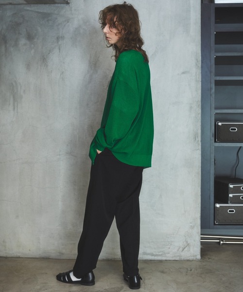 WEGO by こーせ（ウィゴーバイコーセ）の「∴WEGO by こーせ/【ZOZOTOWN限定】ワイドスラックス（スラックス・メンズ・ブラック/グレー・SMALL/MEDIUM/LARGE）」の9枚目の写真