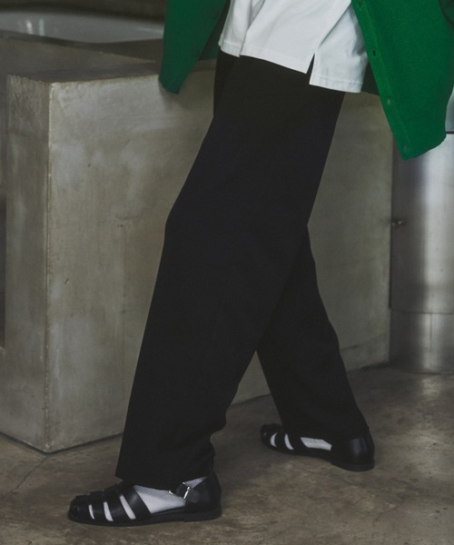 WEGO by こーせ（ウィゴーバイコーセ）の「∴WEGO by こーせ/【ZOZOTOWN限定】ワイドスラックス（スラックス・メンズ・ブラック/グレー・SMALL/MEDIUM/LARGE）」の19枚目の写真