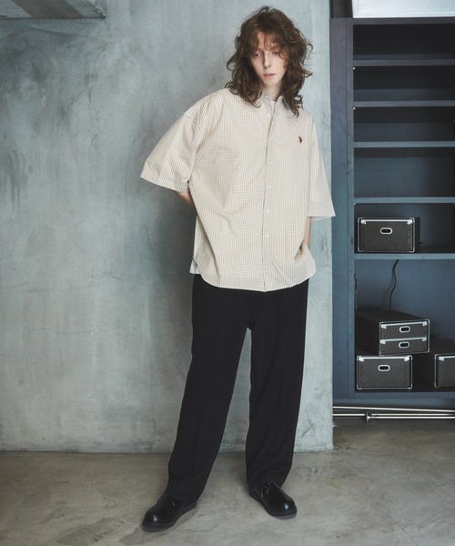 WEGO by こーせ（ウィゴーバイコーセ）の「∴WEGO by こーせ/【ZOZOTOWN限定】ワイドスラックス（スラックス・メンズ・ブラック/グレー・SMALL/MEDIUM/LARGE）」の15枚目の写真