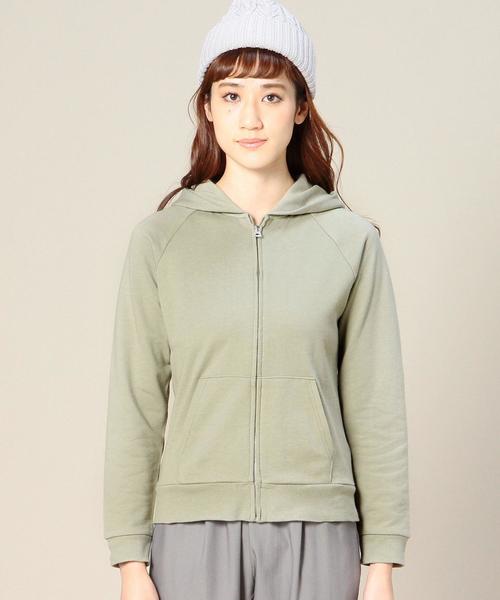 BEAUTY&YOUTH UNITED ARROWS（ビューティーアンドユースユナイテッドアローズ）の「BYBC レギュラーパーカー◆（パーカー・レディース・グレー/オリーブ/ネイビー・フリー）」の14枚目の写真