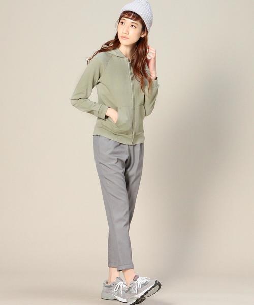 BEAUTY&YOUTH UNITED ARROWS（ビューティーアンドユースユナイテッドアローズ）の「BYBC レギュラーパーカー◆（パーカー・レディース・グレー/オリーブ/ネイビー・フリー）」の8枚目の写真