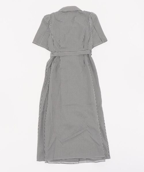 ANDGEEBEE（アンジービー）の「ビジュージャケットワンピ（ワンピース・レディース・グレー/ブラック×ホワイト・MEDIUM）」の5枚目の写真