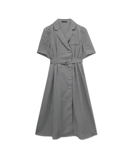 ANDGEEBEE（アンジービー）の「ビジュージャケットワンピ（ワンピース・レディース・グレー/ブラック×ホワイト・MEDIUM）」の17枚目の写真