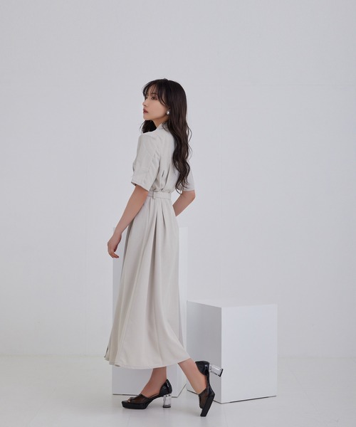 ANDGEEBEE（アンジービー）の「ビジュージャケットワンピ（ワンピース・レディース・グレー/ブラック×ホワイト・MEDIUM）」の11枚目の写真