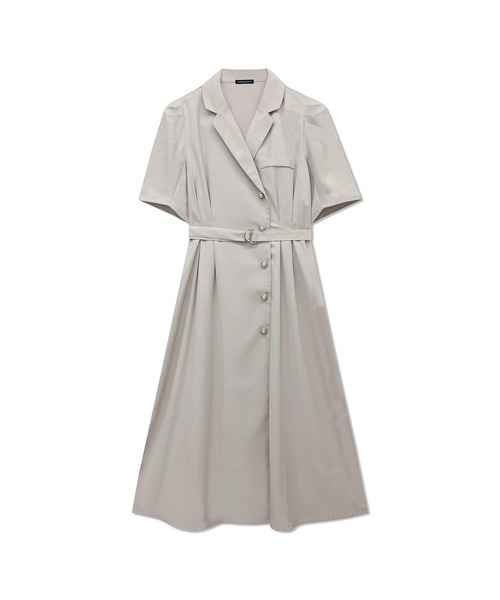 ANDGEEBEE（アンジービー）の「ビジュージャケットワンピ（ワンピース・レディース・グレー/ブラック×ホワイト・MEDIUM）」の18枚目の写真