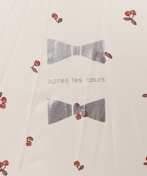 apres les cours（アプレレクール）の「GIRLSかさ(すずらん・さくらんぼ)（長傘・キッズ・ピンク/アイボリー・X-SMALL/MEDIUM/SMALL）」の6枚目の写真