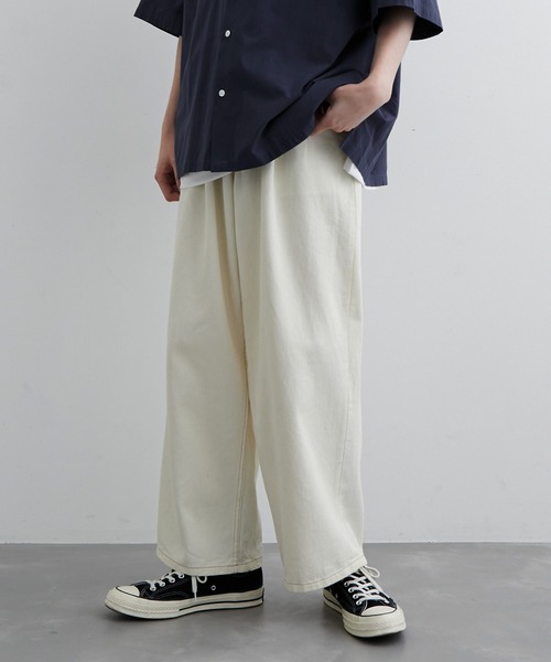 JUNRED(ジュンレッド)の「ワンタックデニムバギーパンツ(デニムパンツ・メンズ・サックスブルー/ブルー/ホワイト系その他・S/M/L)」の8枚目の写真