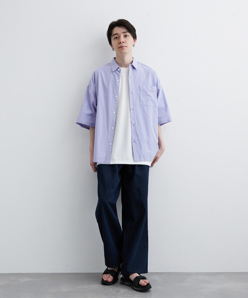 JUNRED(ジュンレッド)の「ワンタックデニムバギーパンツ(デニムパンツ・メンズ・サックスブルー/ブルー/ホワイト系その他・S/M/L)」の20枚目の写真