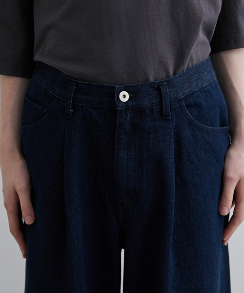 JUNRED(ジュンレッド)の「ワンタックデニムバギーパンツ(デニムパンツ・メンズ・サックスブルー/ブルー/ホワイト系その他・S/M/L)」の21枚目の写真