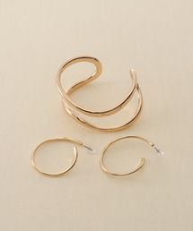SLOBE IENA | SLOBE IENA フープピアスバングルセット(ピアス（両耳用）)