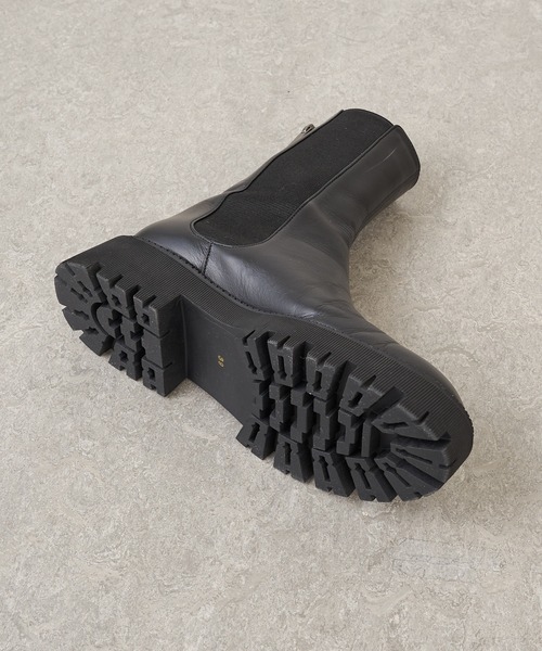 Whim Gazette（ウィムガゼット）の「【THE PAUSE】サイドゴアブーツ（ブーツ・レディース・ブラック・38/39/36/37）」の3枚目の写真