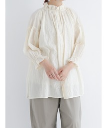 Samansa Mos2 | フリル襟ブラウス(シャツ/ブラウス)