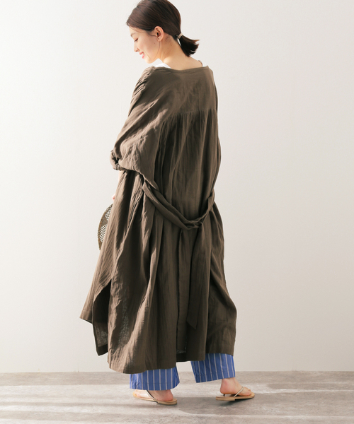 【新品未使用】ガーゼガウンコート SLOBE IENA SLOBE IENA（スローブイエナ）の「ガーゼガウンコート（その他アウター