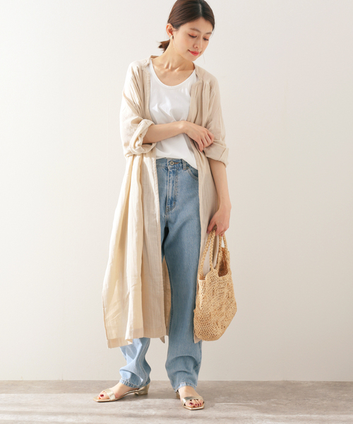 SLOBE IENA（スローブイエナ）の「ガーゼガウンコート（その他アウター